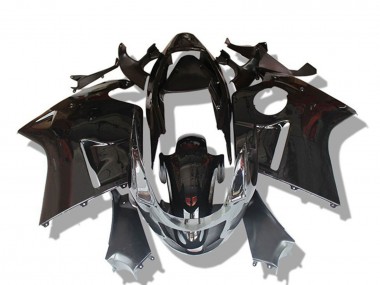 Online 1996-2007 Honda CBR1100XX Blackbird Motorcycle Fairings - Glossy Black Grey Canada