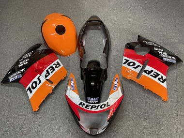 Online 1996-2007 Honda CBR1100XX Blackbird Motorcycle Fairings - Orange White Red Glossy Black Repsol Canada