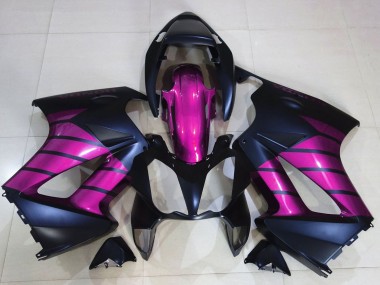 Online 2002-2013 Honda VFR 800 Motorcycle Fairings - Purple Matte Blue Matte Black Canada