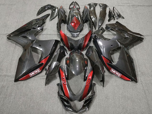 2009-2016 Suzuki GSXR 1000 Motorcycle Fairings - Carbon Fiber Red Canada