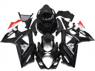 Online 2007-2008 Suzuki GSXR 1000 Motorcycle Fairings - Glossy Black White Red Canada