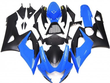 Online 2005-2006 Suzuki GSXR 1000 Motorcycle Fairings - Blue Matte Black Yellow Canada