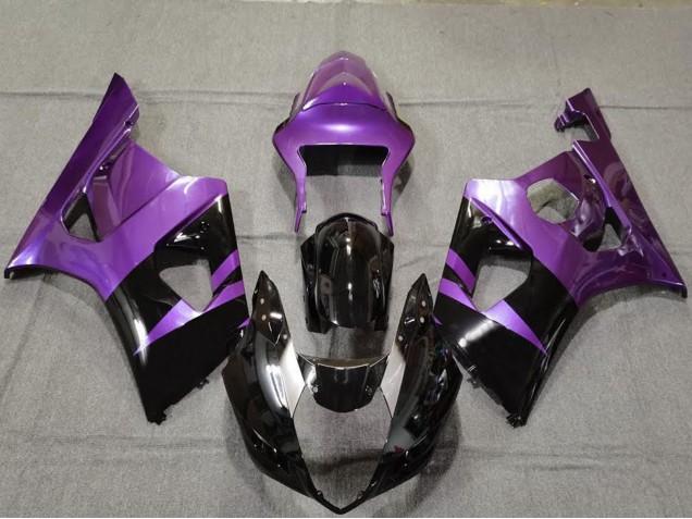 2003-2004 Suzuki GSXR 1000 Motorcycle Fairings - Purple Glossy Black Canada