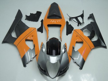 Online 2003-2004 Suzuki GSXR 1000 Motorcycle Fairings - Light Orange Silver Black Canada