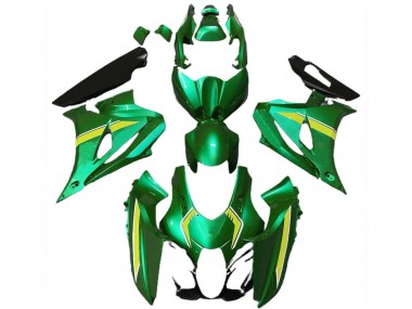 Online 2017-2024 Suzuki GSXR 1000 Motorcycle Fairings - Green Yellow Style Canada