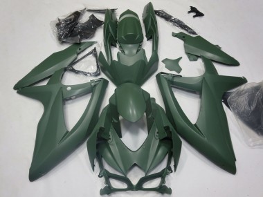 Online 2008-2010 Suzuki GSXR 600 / GSXR 750 Motorcycle Fairings - Army Green Canada