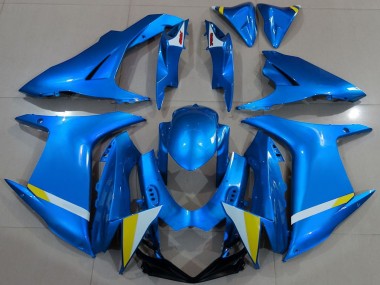 Online 2011-2024 Suzuki GSXR 600 / GSXR 750 Motorcycle Fairing - Blue White Yellow Canada