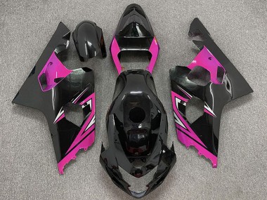 Online 2004-2005 Suzuki GSXR 600 / GSXR 750 Motorcycle Fairings - Glossy Black Pink Canada