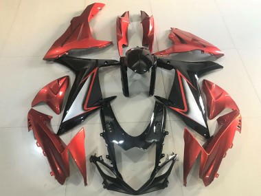 Online 2011-2024 Suzuki GSXR 600 / GSXR 750 Motorcycle Fairings - Orange Silver Glossy Black Canada