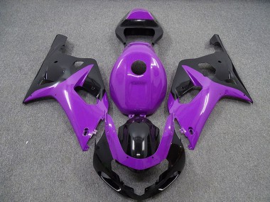Online 2001-2003 Suzuki GSXR 600 / GSXR 750 Motorcycle Fairings - Purple Glossy Black Canada