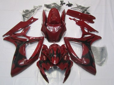 Online 2006-2007 Suzuki GSXR 600 / GSXR 750 Motorcycle Fairings - Maroon Red Canada
