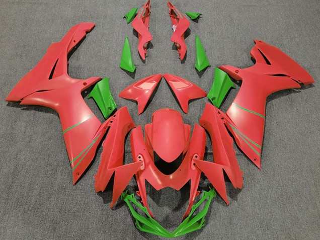 2011-2024 Suzuki GSXR 600 / GSXR 750 Motorcycle Fairings - Grapefruit Red Green Canada