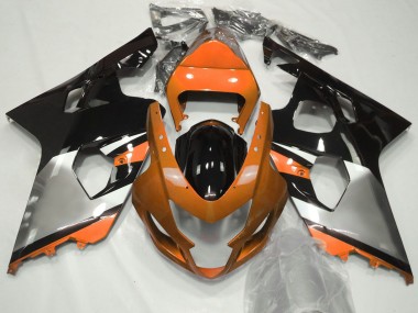 Online 2004-2005 Suzuki GSXR 600 / GSXR 750 Motorcycle Fairings - Orange Silver Black Canada