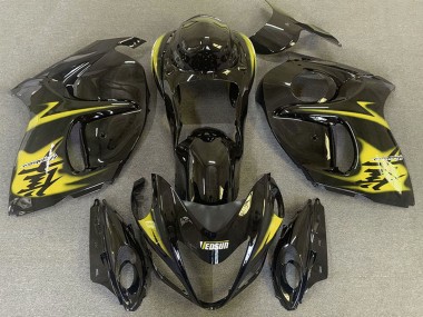 Online 2008-2020 Suzuki GSXR 1300 Motorcycle Fairings - Glossy Black Yellow Canada