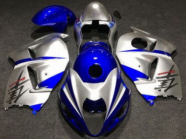 Online 1996-2007 Suzuki GSXR 1300 Motorcycle Fairings - Silver Blue Canada