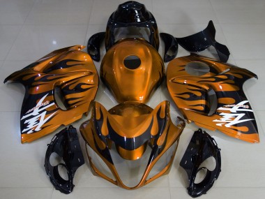 Online 2008-2020 Suzuki GSXR 1300 Motorcycle Fairings - Glossy Orange Black Canada