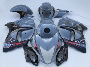 Online 2008-2020 Suzuki GSXR 1300 Motorcycle Fairings - Nardo Grey Black Red Canada
