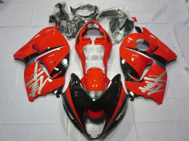 Online 1996-2007 Suzuki GSXR 1300 Motorcycle Fairings - Red Black Silver Decal Canada