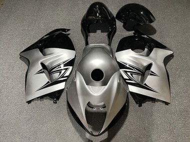Online 1996-2007 Suzuki GSXR 1300 Motorcycle Fairings - Silver Black Canada