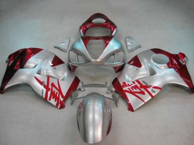 Online 1996-2007 Suzuki GSXR 1300 Motorcycle Fairings - Silver Red Canada