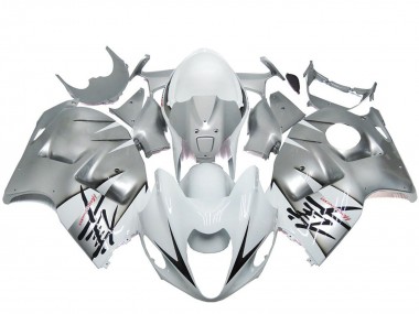Online 1996-2007 Suzuki GSXR 1300 Motorcycle Fairings - Silver White OEM Style Canada