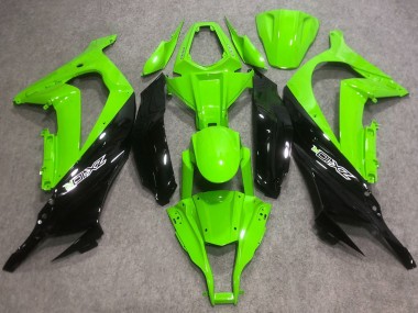 Online 2016-2020 Kawasaki ZX10R Abs Motorcycle Fairings - Green Glossy Black Canada