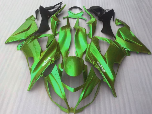 2016-2020 Kawasaki ZX10R Motorcycle Fairings - Glossy Candy Green Canada