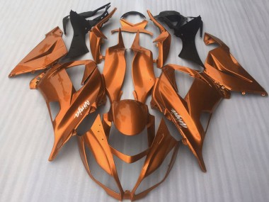 Online 2016-2020 Kawasaki ZX10R Motorcycle Fairings - Dark Orange Canada