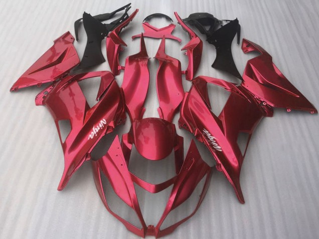 2016-2020 Kawasaki ZX10R Motorcycle Fairings - Glossy Candy Red Canada