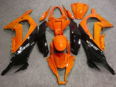 Online 2016-2020 Kawasaki ZX10R Motorcycle Fairings - Orange Glossy Black Canada