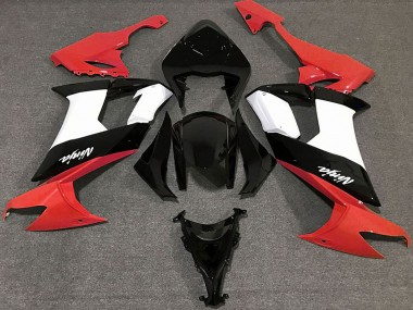 Online 2008-2010 Kawasaki ZX10R Motorcycle Fairings - Glossy Red Black and White Canada