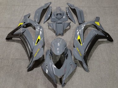 Online 2016-2020 Kawasaki ZX10R Motorcycle Fairings - Nardo Grey Black Yellow Canada