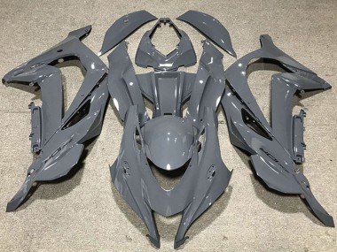 Online 2016-2020 Kawasaki ZX10R Motorcycle Fairings - Nardo Grey Black Logo Canada