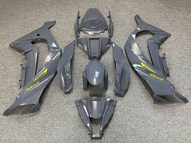 Online 2011-2015 Kawasaki ZX10R Motorcycle Fairings - Nardo Grey Yellow Canada