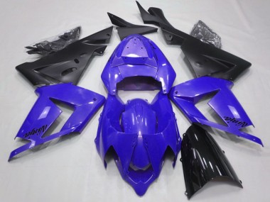 Online 2004-2005 Kawasaki ZX10R Motorcycle Fairings - Pearl Blue Black Canada