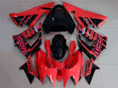 Online 2004-2005 Kawasaki ZX10R Motorcycle Fairings - Red and Black Logo Canada