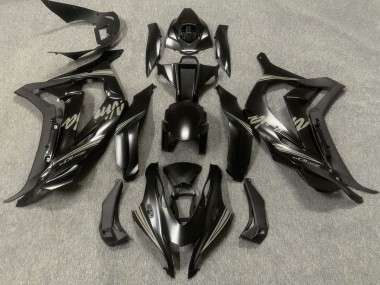Online 2016-2020 Kawasaki ZX10R Motorcycle Fairings - Matte Black Grey Ninja Canada