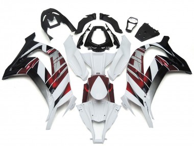 Online 2016-2020 Kawasaki ZX10R Motorcycle Fairings - White Red Black Canada