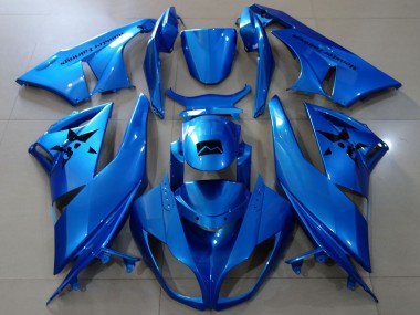 Online 2009-2012 Kawasaki ZX6R Motorcycle Fairings - Blue Canada