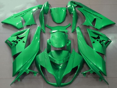 Online 2009-2012 Kawasaki ZX6R Motorcycle Fairings - Green Canada