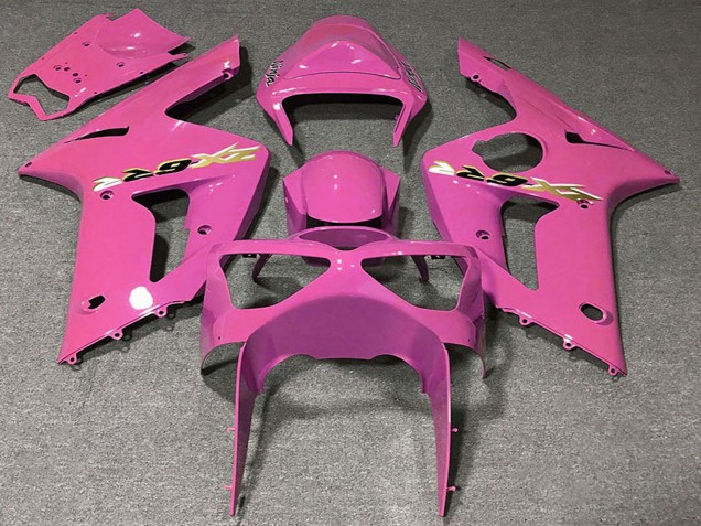 2003-2004 Kawasaki ZX6R Motorcycle Fairings - Pink Canada