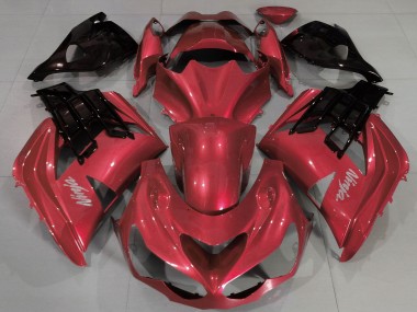 Online 2012-2024 Kawasaki ZX14R Motorcycle Fairings - Red Black Canada