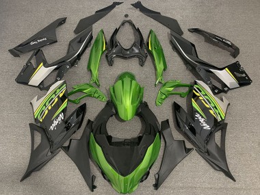 Online 2018-2024 Kawasaki Ninja 400 Motorcycle Fairings - Green Black Gold OEM Style Canada