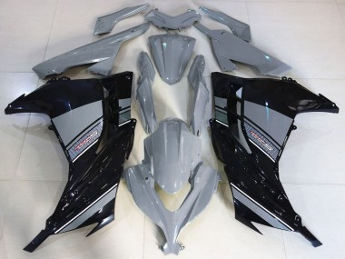 Online 2013-2024 Kawasaki Ninja 300 Motorcycle Fairings - Nardo Grey Black Canada