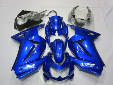 Online 2008-2012 Kawasaki Ninja 250 Motorcycle Fairings - Blue White Ninja Canada