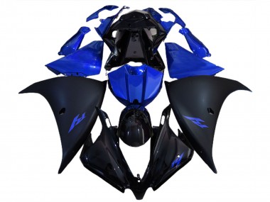 Online 2012-2014 Yamaha R1 Motorcycle Fairings - Glossy Black Matte Black Blue Canada