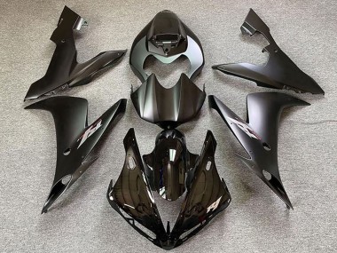 Online 2004-2006 Yamaha R1 Motorcycle Fairings - Glossy Black Matte Black Canada