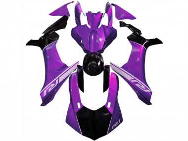 Online 2015-2019 Yamaha R1 Motorcycle Fairings - Purple Glossy Black Silver Canada