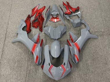 Online 2015-2019 Yamaha R1 Motorcycle Fairings - Nardo Grey Red Canada