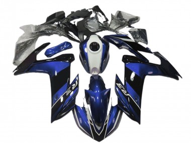 Online 2015-2018 Yamaha R3 Motorcycle Fairings - Blue White Glossy Black Canada
